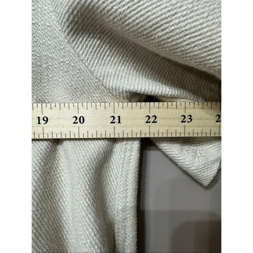 NWOT Free People Remino Classic Polo Collar Mini Beige Shirt Dress Women's Small